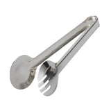 Max Stainless Steel Salad Bread BBQ Buffet Food Tongs Clip Clamp Single Tooth