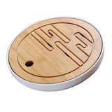 Max Bamboo Tea tray Drainage Water storage Kung Fu Tea Board White clouds