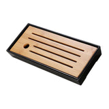 Max Kung Fu GongFu Tea Table Serving Tray Drainage Type Black S 1