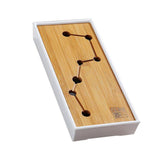 Max Kung Fu GongFu Tea Table Serving Tray Drainage Type White S Polestar