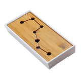 Max Kung Fu GongFu Tea Table Serving Tray Drainage Type White S Polestar