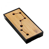 Max Kung Fu GongFu Tea Table Serving Tray Drainage Type Black S Polestar