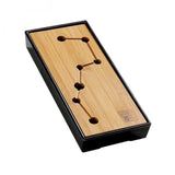 Max Kung Fu GongFu Tea Table Serving Tray Drainage Type Black S Polestar