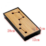 Max Kung Fu GongFu Tea Table Serving Tray Drainage Type Black S Polestar