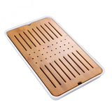 Max Kung Fu GongFu Tea Table Serving Tray Drainage Type White XL 1