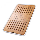 Max Kung Fu GongFu Tea Table Serving Tray Drainage Type White XL 1