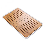 Max Kung Fu GongFu Tea Table Serving Tray Drainage Type White XL 1