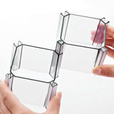 Maxbell 6Pcs Honeycomb Socks Underwear Storage Box Compartment Cabinet gray