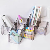 Maxbell 6Pcs Honeycomb Socks Underwear Storage Box Compartment Cabinet gray