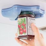 Maxbell Jar Bottle Opener Under Cabinet Counter Top Lid Remover Can Opener blue