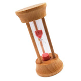 Maxbell Cute Sandglass Hourglass Sand Clock Timers Desktop Clock 3 Minutes Red - Aladdin Shoppers
