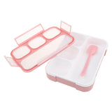 Maxbell Food Container Lunchbox Bento Box Lunch Case Mess Tin Meal Packing B Pink