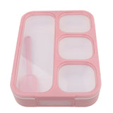 Maxbell Food Container Lunchbox Bento Box Lunch Case Mess Tin Meal Packing B Pink