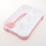 Maxbell Food Container Lunchbox Bento Box Lunch Case Mess Tin Meal Packing B Pink