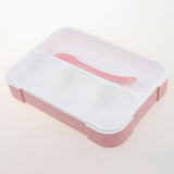Maxbell Food Container Lunchbox Bento Box Lunch Case Mess Tin Meal Packing B Pink