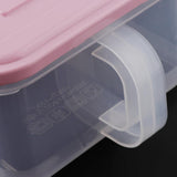 Max Food Storage Containers Airtight Dry Food Container with LIDS Plastic Pink