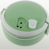 Max Student Stainless Steel Thermal Lunch Box Portable Tiffin Bento Box Green