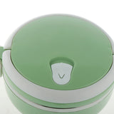 Max Student Stainless Steel Thermal Lunch Box Portable Tiffin Bento Box Green