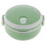 Max Student Stainless Steel Thermal Lunch Box Portable Tiffin Bento Box Green