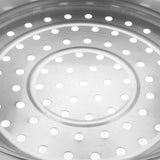 Max Stainless Steel Steam Cooker Steamer Pan Cook Pot Set Glass Lid  2 Tier A