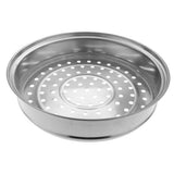Max Stainless Steel Steam Cooker Steamer Pan Cook Pot Set Glass Lid  2 Tier A