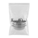 Max Stainless Steel Steam Cooker Steamer Pan Cook Pot Set Glass Lid  3 Tier A