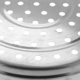 Max Stainless Steel Steam Cooker Steamer Pan Cook Pot Set Glass Lid  3 Tier A