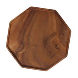 Max Wood Food Serving Tray For Breakfast in Bed Party Octagonal plate (large )