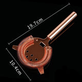 Max Cocktail Strainer Stainless Steel Strainer Bartenders Bar Rose Gold