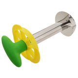 Max Stainless Steel Pineapple Corer Slicer Cutter Wedger Core Remover Green