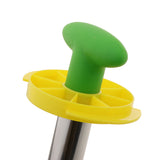 Max Stainless Steel Pineapple Corer Slicer Cutter Wedger Core Remover Green