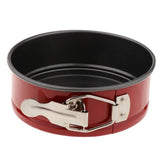Max 3pcs Springform Pan set Nonstick Cake Pan Bakeware Cheesecake Pan red