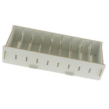 Max 9 Dividers Name Card Wooden business card case office desktop Warm white