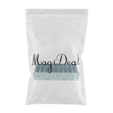 Max 9 Dividers Name Card Wooden business card case office desktop Light blue