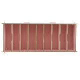 Max 9 Dividers Name Card Wooden business card case office desktop Light pink
