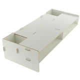 Max Computer Monitor Riser Speaker PC Laptop Screen Stand Desk Organizer  White