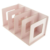 Max Multi-functional Storage CD Shelf Wooden DVD Rack Student Bookshelf Pink