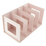 Max Multi-functional Storage CD Shelf Wooden DVD Rack Student Bookshelf Pink