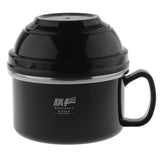 Max Stainless Steel Thermal Lunch Box Stackable Insulated Bento Box 900ML Black