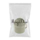 Max Stainless Steel Thermal Lunch Box Noodle Bowl with Spoon & Chopsticks Green