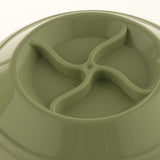 Max Stainless Steel Thermal Lunch Box Noodle Bowl with Spoon & Chopsticks Green