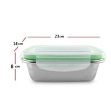 Max Stainless Steel Food Containers Food Preservation Lunch Box Leakproof 1800ml