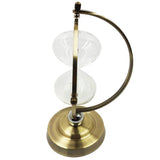 Max 15 minute Rotating Hourglass Sandglass Globe Sand Timer Home Decor 3 Ring