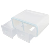 Max Plastic Underwear Storage Organizer Socks Ties Bra Container Drawer Blue