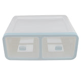 Max Plastic Underwear Storage Organizer Socks Ties Bra Container Drawer Blue