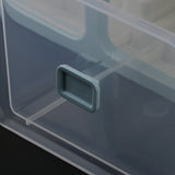 Max Plastic Underwear Storage Organizer Socks Ties Bra Container Drawer Blue