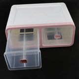 Max 12 Grids Plastic Dustproof Storage Box for Underwear Socks Bra Pink
