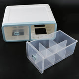 Max 12 Grids Plastic Dustproof Storage Box for Underwear Socks Bra Blue
