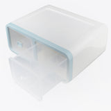 Max 12 Grids Plastic Dustproof Storage Box for Underwear Socks Bra Blue