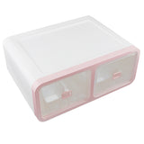 Max Plastic Underwear Storage Organizer Socks Bra Container Drawer 16-Grid Pink